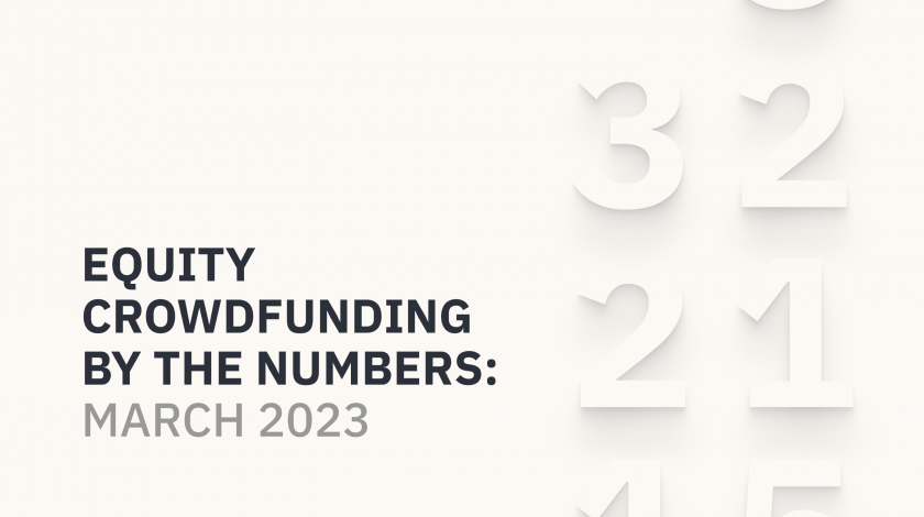 Equity Crowdfunding by the Numbers: March 2023